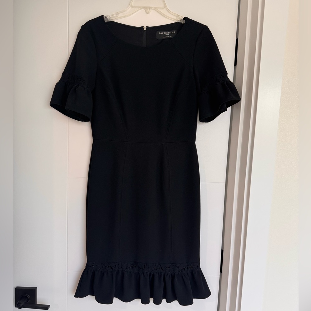 Womens Dress with Lace and Ruffles